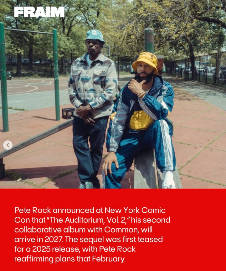 Peter Rock and Common announce The Auditorium vol. 2