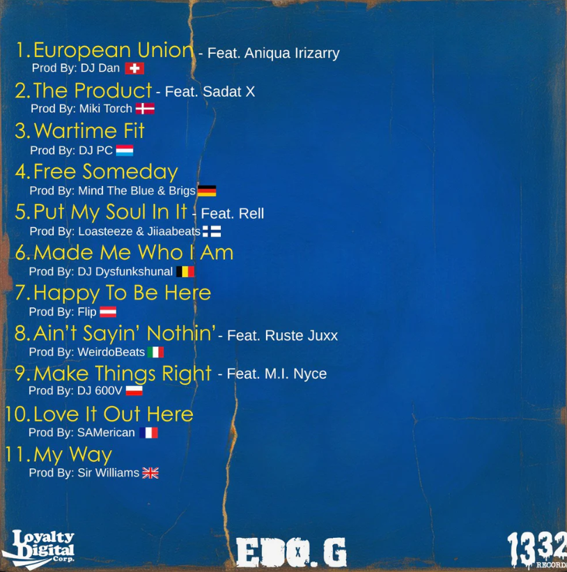 Edo G and Fokis - European Union Tour and Album