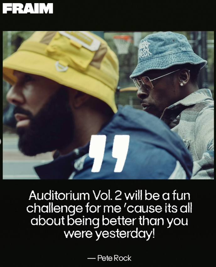 Peter Rock and Common announce The Auditorium vol. 2