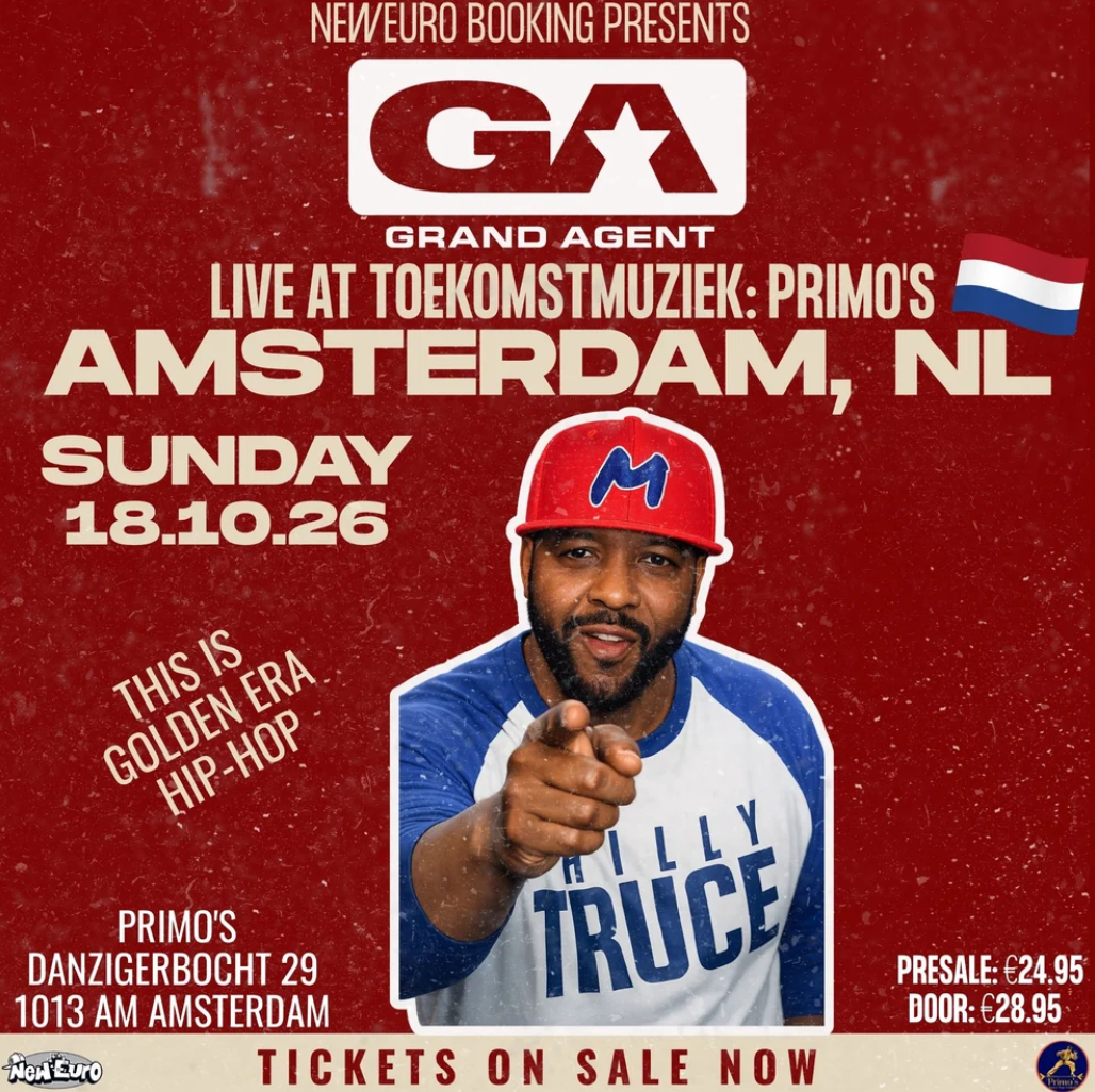 Sadat X - European tour ( AMSTERDAM IS ALMOST SOLD OUT )