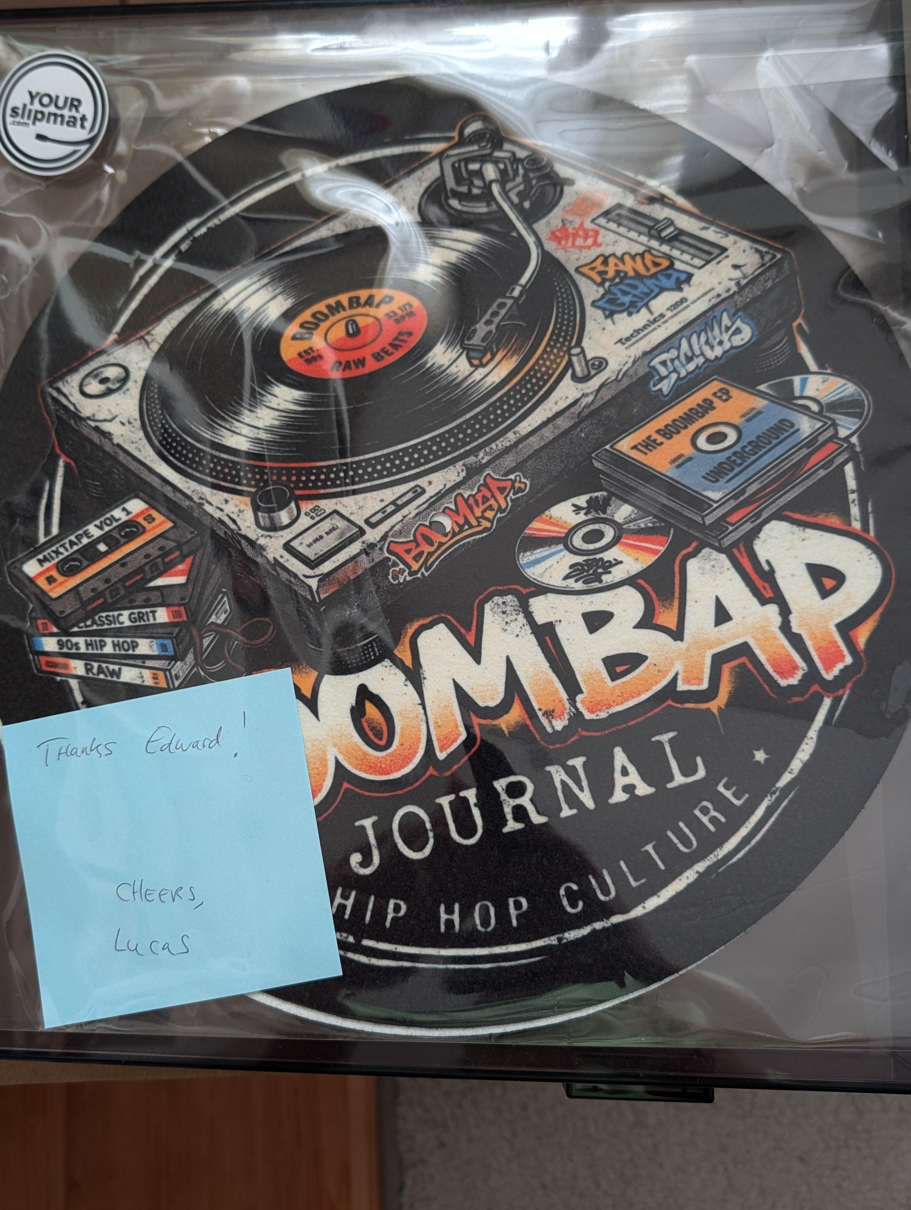 YOURslipmat.com Boombap Journal version